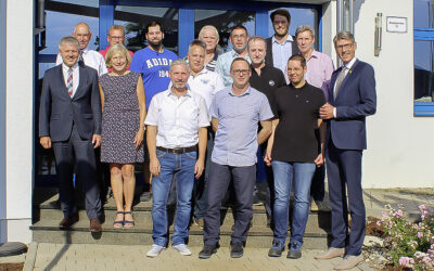 Blechtechnik Schwäbisch Hall GmbH ehrt langjährige Mitarbeiter